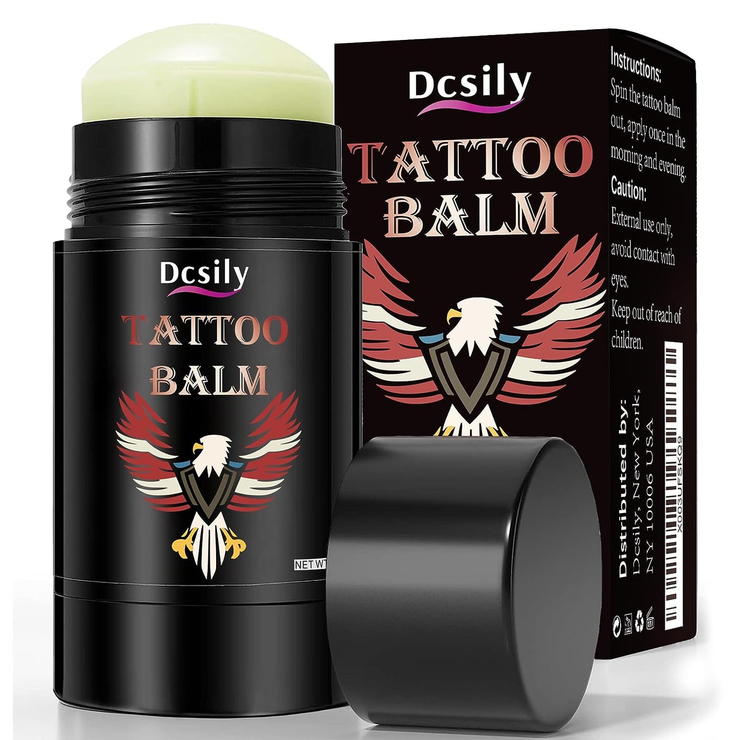 Shea Butter Tattoo Aftercare Tattoo Balm for Old & New Tattoos, Tattoo Lotion Color Enhancement and Brightener, Healing Tattoo Scars.