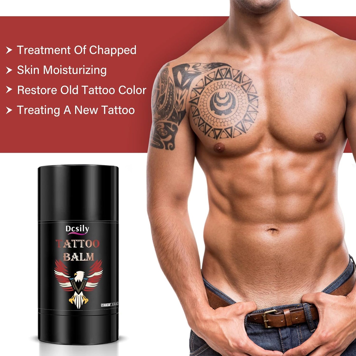 Shea Butter Tattoo Aftercare Tattoo Balm for Old & New Tattoos, Tattoo Lotion Color Enhancement and Brightener, Healing Tattoo Scars.